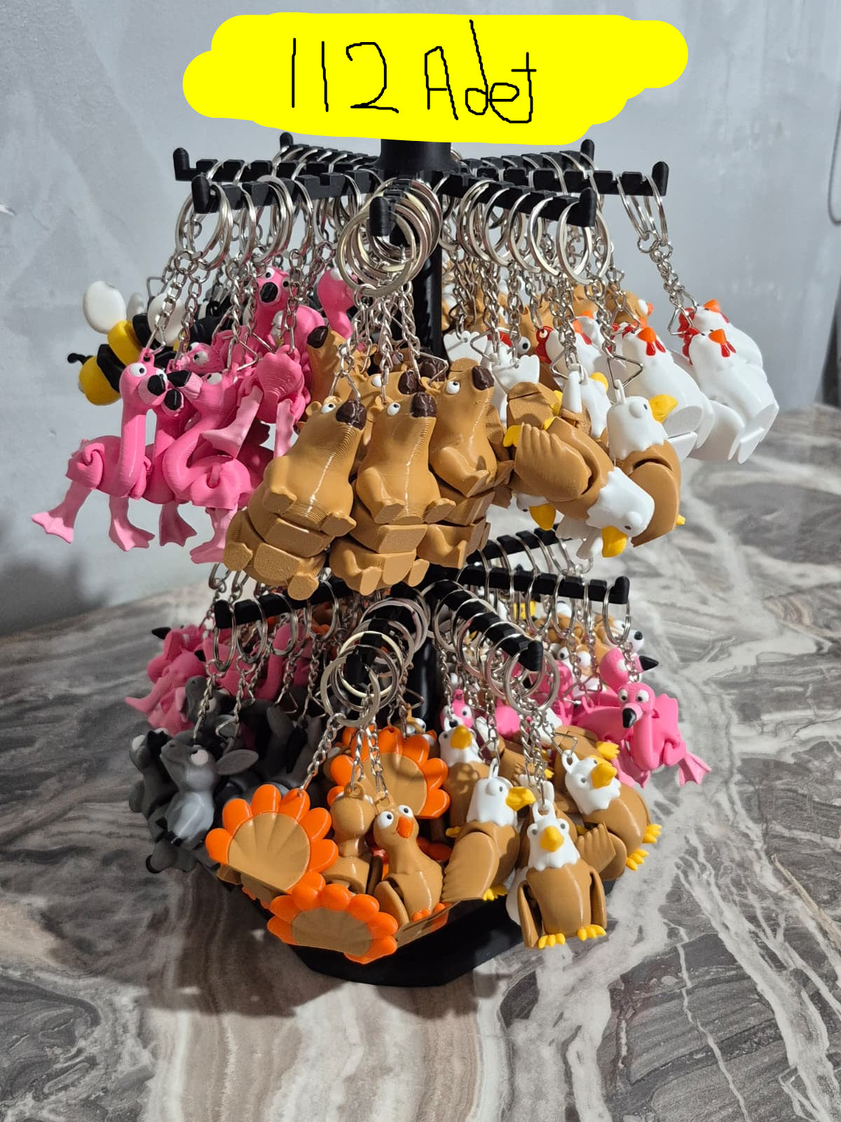 112 ADET HAYVAN ANAHTARLIK KAMPANYA