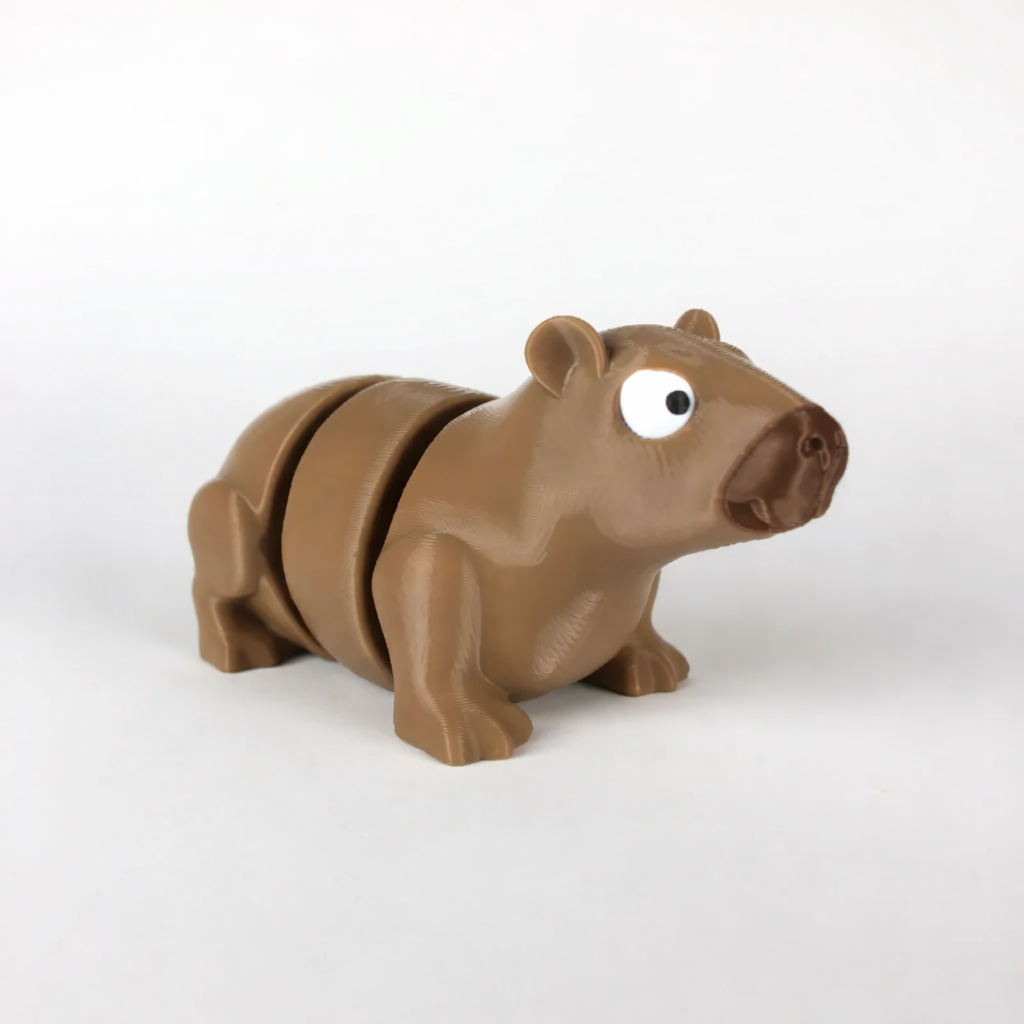 10 Adet Hareketi Kapibara Anahtarlık