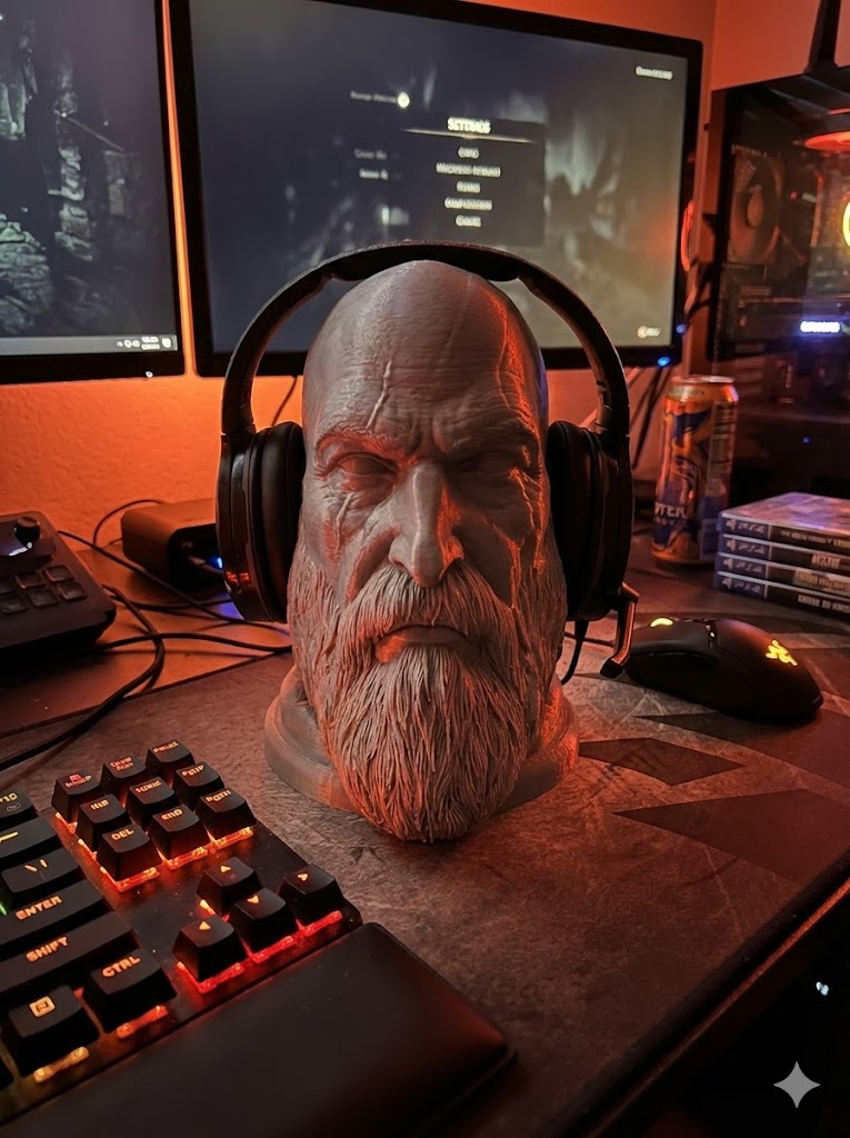 KRATOS KAFA BÜST / KULAKLIK STANDI